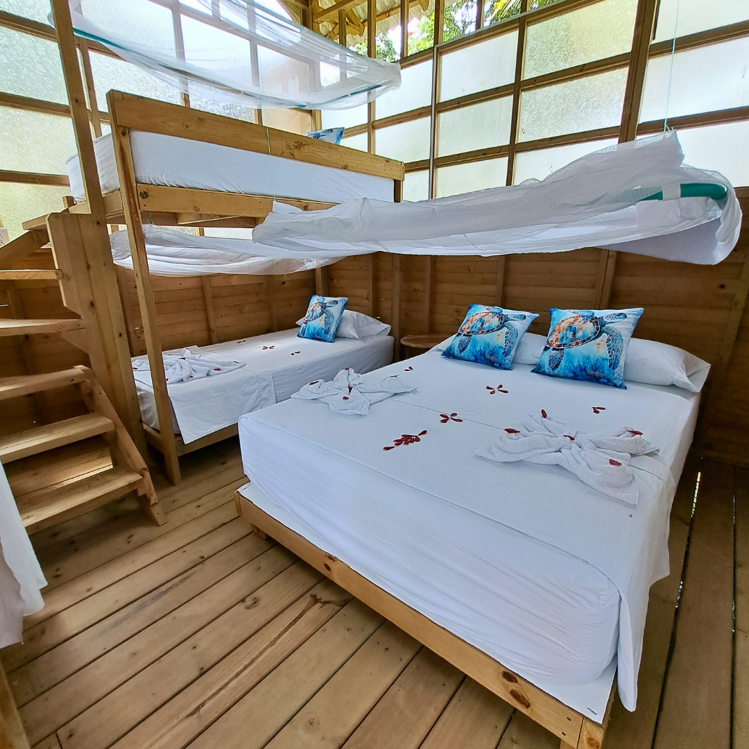 Cabana_familiar_Venecia4_ Cabaña familiar en El Valle, Bahía Solano. Es un alojamiento frente al mar, elegible para planes todo incluido.