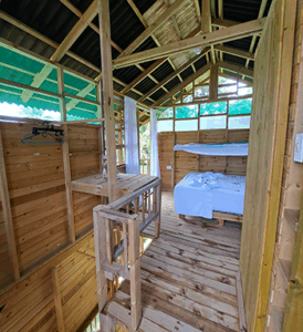 cabana palomar interior cama distribucion